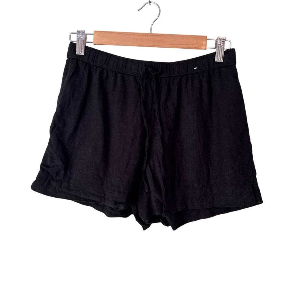 Summer Linen Abercrombie Fitch Size XS Black Shorts Elastic EUC
